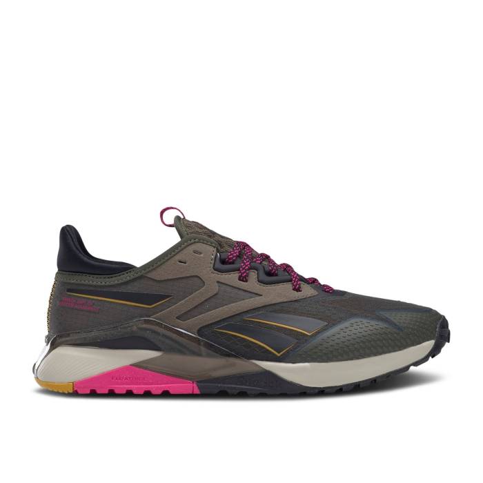 リーボック Reebok 【 Wmns Nano X2 Tr Adventure \u0027Army Green Proud Pink\u0027 Women Army Green/Core Black/Proud Pink 】 ナノ green 緑・緑であること レディース 正規陸軍 green 緑・緑であること 中核グループ 黒いこと 黒いこと pink サクラ色
