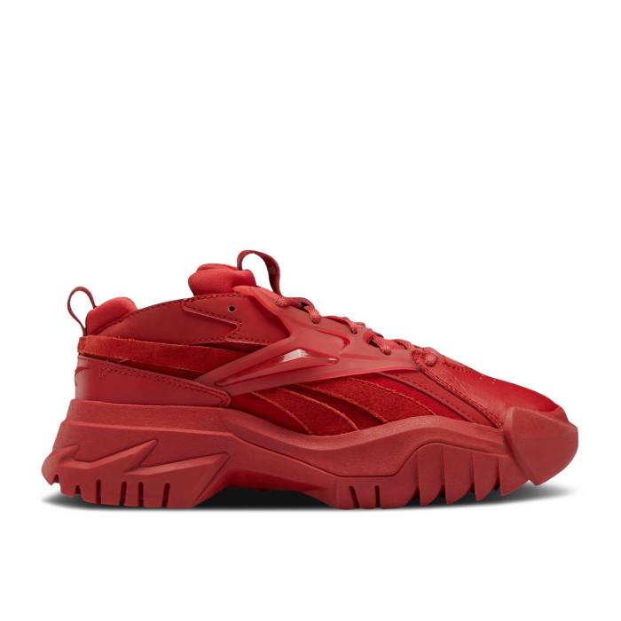 リーボック Reebok 【 Cardi B X Club C V2 Big Kid 'Mars Red' Youth Mars Red/Mars Red/Mars Red 】 クラブ キッズ ベビー マタニティ キッズファッション 靴 スニーカー ジュニア キッズ Red 赤・レッド画像