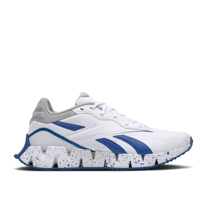 リーボック Reebok 【 Zig Dynamica 4 \u0027White Vector Blue\u0027 Men Footwear White/Vector Blue/Pure Grey 】 Zig ジッグ メンズ 白いこと 白いこと 青み 青色 純然たる 薄墨色 薄墨色