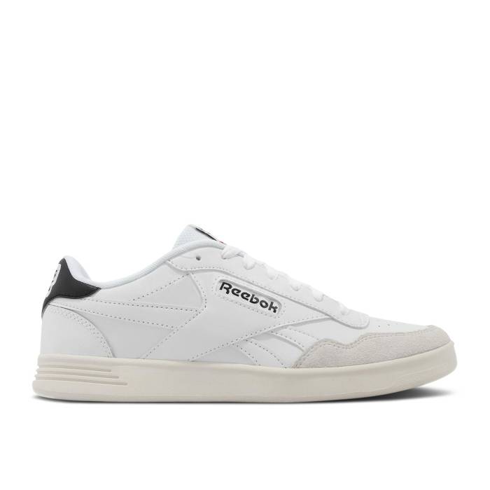 リーボック Reebok 【 Court Advance 'White Black' Men Footwear White/Core Black/Chalk 】 コート メンズ 白色 ホワイト コア 黒色 ブラック｜スニケス