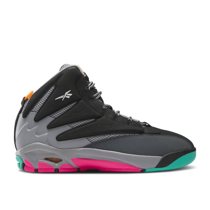 リーボック Reebok 【 The Blast \u0027The Alamo\u0027 Men Core Black/Laser Pink/Cyber Mint 】 ブラジャー同盟罷業 メンズ 中核グループ 黒いこと 黒いこと Laser レーザ pink サクラ色