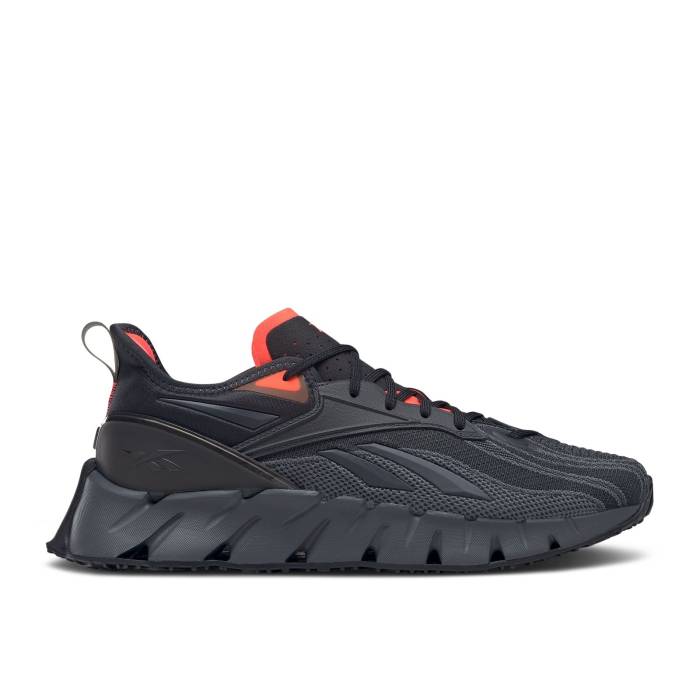 リーボック Reebok 【 Zig Kinetica 3 Core Black Orange Men Core Black/Pure Grey 8/Pure Grey 7 】 Zig ジグ 黒色 ブラック メンズ コア 黒色 ブラック ピュア 灰色 グレー