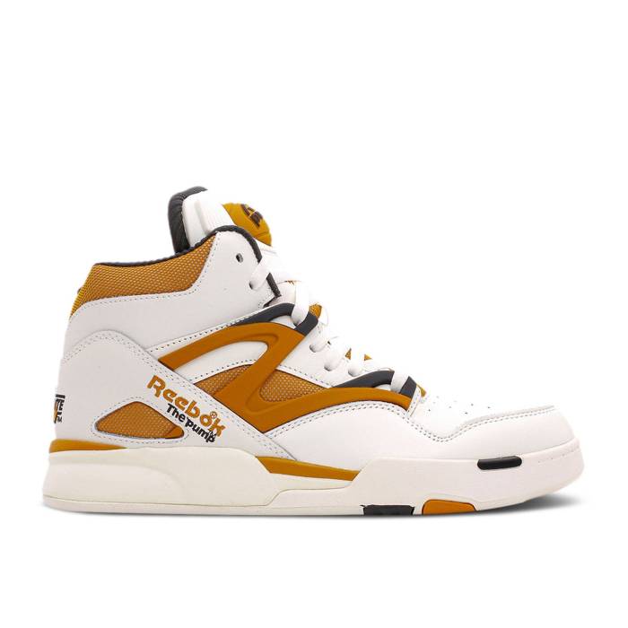 リーボック Reebok 【 Pump Omni Zone 2 \u0027Radiant Ochre\u0027 Men Chalk/Radiant Ochre/Pure Grey 】 揚水機 オムニ zone 地域 メンズ 純一無雑 薄墨色 薄墨色