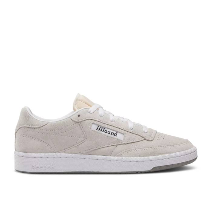 リーボック Reebok 【 Jjjjound X Club C 85 Chalk Men White/Chalk/Space Grey 】 クラブ メンズ 白色 ホワイト 灰色 グレー
