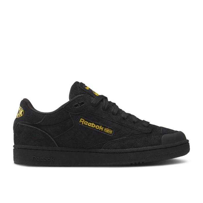 リーボック Reebok 【 Club C Bulc \u0027Black Team Yellow\u0027 Men Core Black/Core Black/Team Yellow 】 野球クラブ Team 野球クラブ メンズ 中核グループ 黒いこと 黒いこと Team 野球クラブ yellow 黄味がかった・黄色