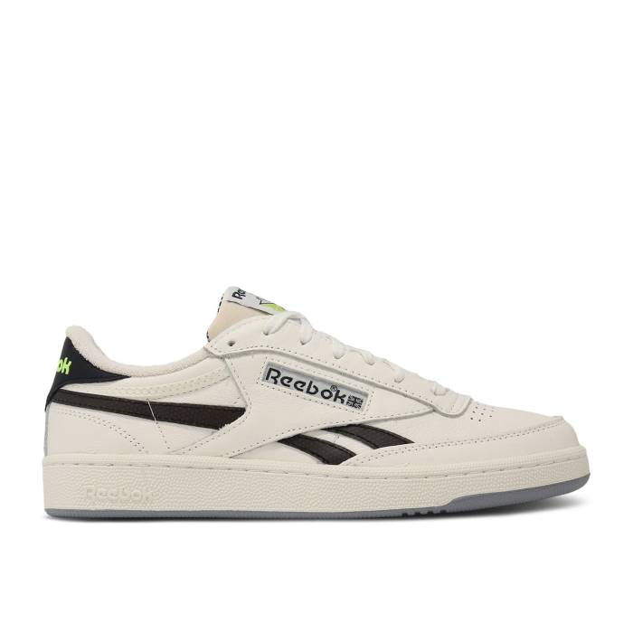 リーボック Reebok 【 Club C Revenge Vintage 'Chalk Black Acid Yellow' Men Chalk/Core Black/Acid Yellow 】 クラブ vintage ビンテージ・ヴィンテージ 黒色 ブラック メンズ コア 黒色 ブラック yellow 黄色・イエロー