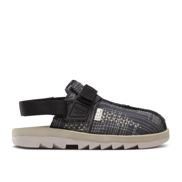 リーボック Reebok 【 Beatnik Sandal \u0027Sashiko Pack - Obsidian Night\u0027 Men Obsidian/Night Black/Super Neutral 】 メンズ ナイト爵 黒いこと 黒いこと