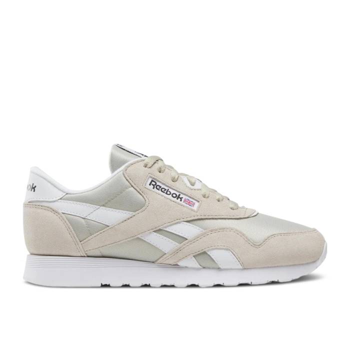 リーボック Reebok 【 Classic Nylon \u0027Sport Beige White\u0027 Men Sport Beige/Sport Beige/White 】 古典派音楽 ナイロン ベージュ メンズ ベージュ 白いこと 白いこと
