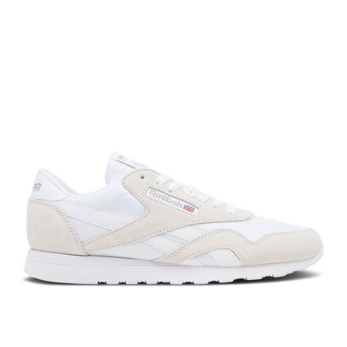 リーボック Reebok 【 Classic Nylon \u0027Triple White\u0027 Men Cloud White/Cloud White/Cloud White 】 古典派音楽 ナイロン メンズ 白いこと 白いこと 靴-メンズ靴-スニーカー