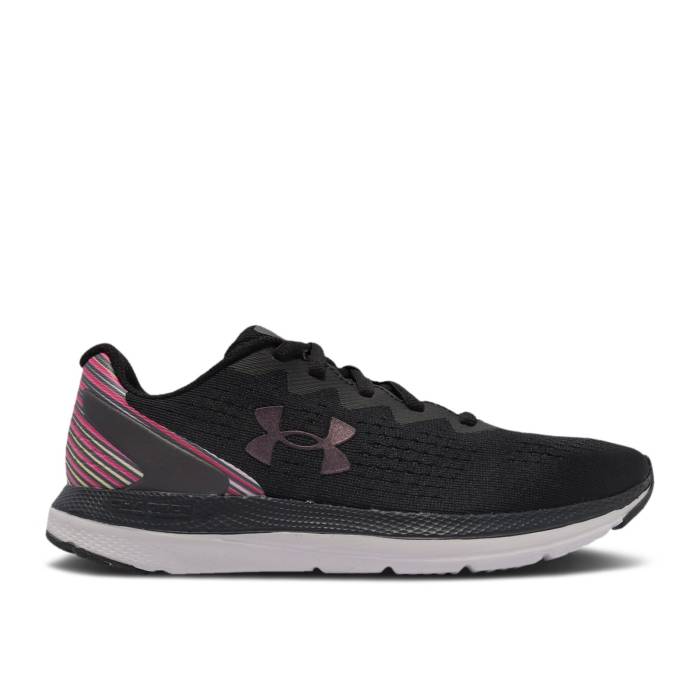アンダーアーマー Under Armour 【 Wmns Charged Impulse 2 Chroma \u0027Black Purple\u0027 Women Black/Halo Grey 】 レディース 黒いこと 黒いこと 薄墨色 薄墨色