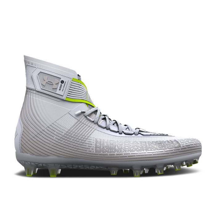 アンダーアーマー Under Armour 【 Highlight Mc \u0027White Silver Lime\u0027 Men White/Metallic Silver 】 見どころ Silver しろがね色・しろがね色 メンズ 白いこと 白いこと Silver しろがね色・しろがね色