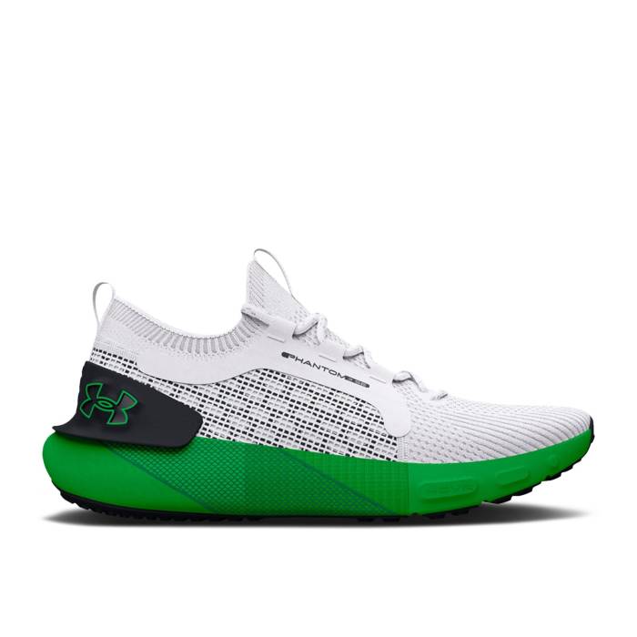 アンダーアーマー Under Armour 【 Hovr Phantom 3 Se \u0027White Green Screen\u0027 Men White/Black/Green Screen 】 green 緑・緑であること メンズ 白いこと 白いこと 黒いこと 黒いこと green 緑・緑であること