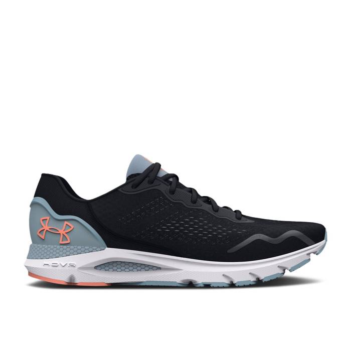 アンダーアーマー Under Armour 【 Wmns Hovr Sonic 6 \u0027Black Blue Granite\u0027 Women Black/Blue Granite/Bubble Peach 】 青味 青色 レディース 黒いこと 黒いこと 青味 青色 砂上の楼閣