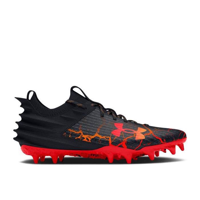 アンダーアーマー Under Armour 【 Blur 2 Mc \u0027All American - Phoenix Fire\u0027 Men Black/Atomic/Phoenix Fire 】 アリゾナ州の州都 メンズ 黒いこと 黒いこと アリゾナ州の州都 火の手