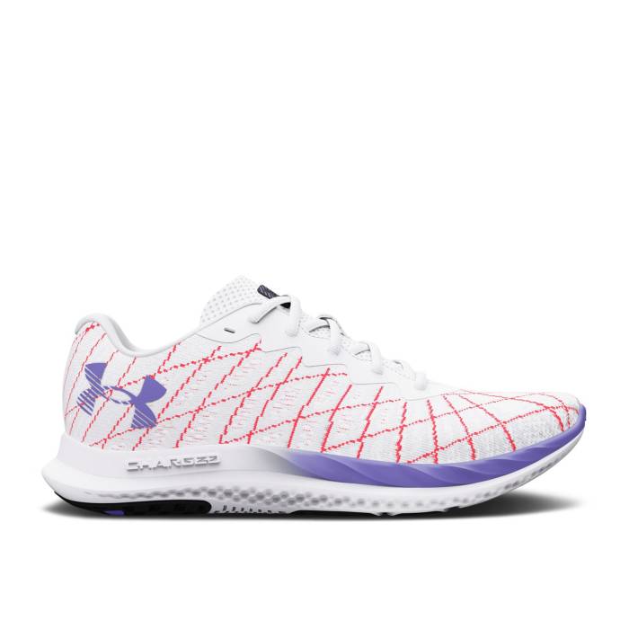 アンダーアーマー Under Armour 【 Wmns Charged Breeze 2 \u0027White Beta Violet\u0027 Women White/Beta/Violet Storm 】 レディース 白いこと 白いこと 紫・相撲取り草