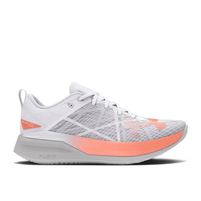 アンダーアーマー Under Armour 【 Flow Velociti Pro 'Halo Grey Flare Orange' Men White/Halo Grey/Flare Orange 】 フローレス プロ 灰色 グレー メンズ 白色 ホワイト 灰色 グレー orange 橙・オレンジ|スニケス