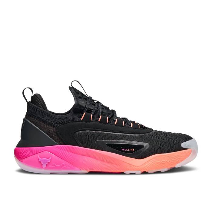 アンダーアーマー Under Armour 【 Project Rock 7 \u0027Black Vivid Magenta\u0027 Men Black/Vivid Magenta 】 メンズ 黒いこと 黒いこと マジェンタ