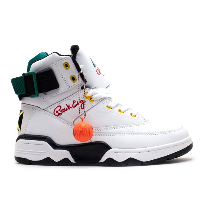ユーイングアスレティックス Ewing 【 33 Hi \u0027Jamaica\u0027 Men Wht/Blk/Red/Yellow 】 メンズ Red 赤・赤いこと yellow 黄味がかった・黄色
