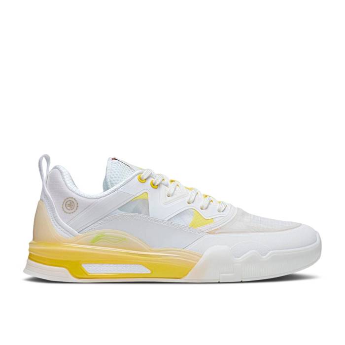 リーニン Li-Ning 【 Ellington \u0027White Yellow\u0027 Men White/Yellow 】 メンズ 白いこと 白いこと yellow 黄味がかった・黄色