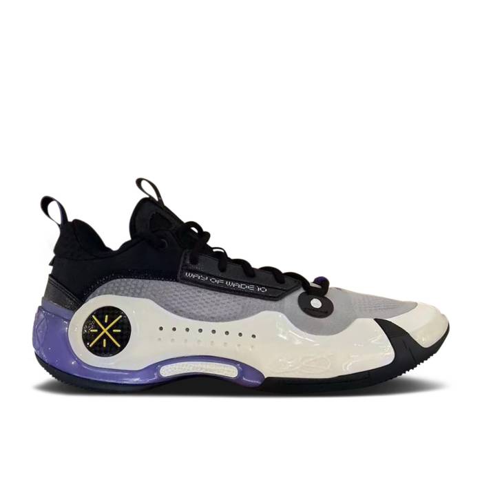 リーニン Li-Ning 【 Way Of Wade 10 Low 'Crab Shell' Men Black/Grey/White/Purple 】 ウェイド メンズ 黒色 ブラック 灰色 グレー 白色 ホワイト Purple 紫・パープル