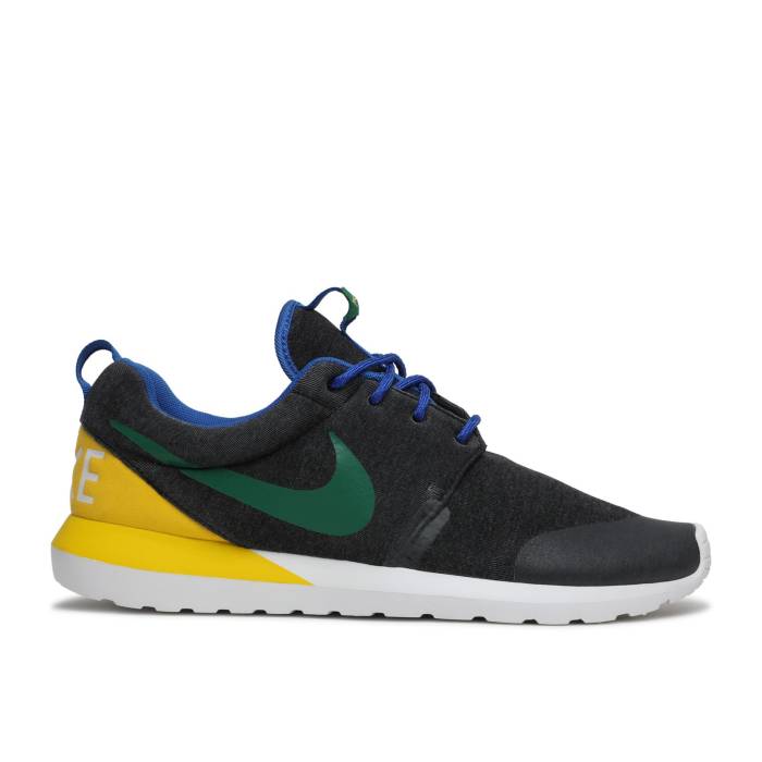 ナイキ Nike 【 Roshe One Nm W Sp \u0027Brazil\u0027 Men Black Heather / Pn Green-Tr Yllw 】 メンズ 黒いこと 黒いこと heather ギョリュウモドキ