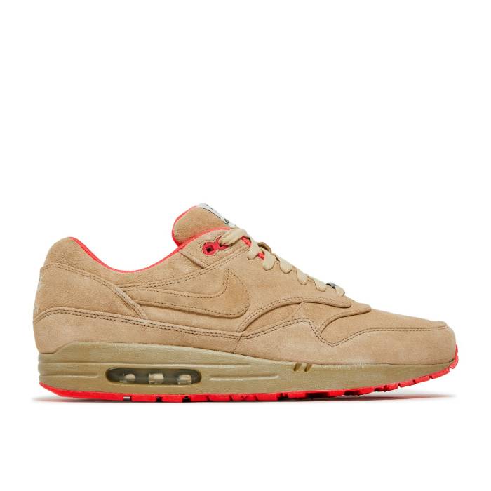ナイキ Nike 【 Air Max 1 Milano Qs \u0027Milan\u0027 Men Linen/Linen/Atomic Red/Sail 】 マックス メンズ Red 赤・赤いこと