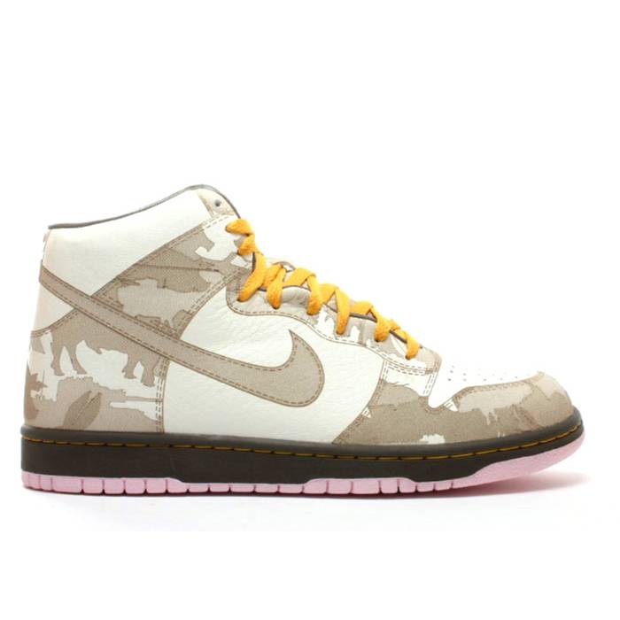 ナイキ Nike 【 Dunk Hi 1 Piece Men White/Khaki-Pink Ice 】 ダンク メンズ 白いこと 白いこと