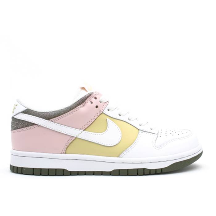 ナイキ Nike 【 W's Dunk Low Women White/White-Lemon-Light Coral 】 ダンク レディース 白色 ホワイト