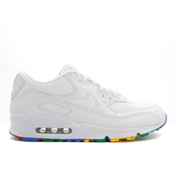ナイキ Nike 【 Air Max 90 Men White/White-Varsity Red 】 マックス メンズ 白色 ホワイト Red 赤・レッド