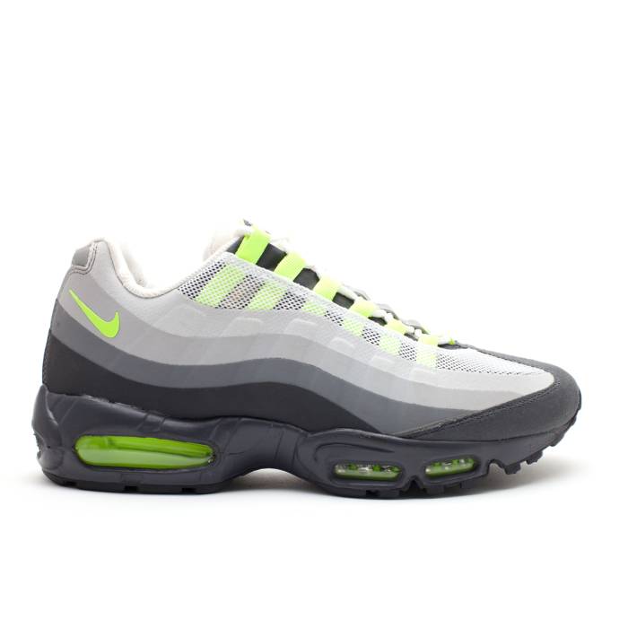 ナイキ Nike 【 Air Max 95 No Sew 'Neon' Men Anthracite/Volt-Classic Grey-Wolf Grey 】 マックス メンズ 灰色 グレー