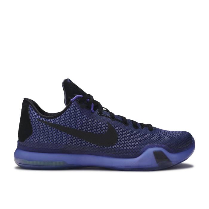 ナイキ Nike 【 Kobe 10 \u0027Blackout\u0027 Men Black/Black-Persian Violet-Vlt 】 Kobe コービー メンズ 黒いこと 黒いこと