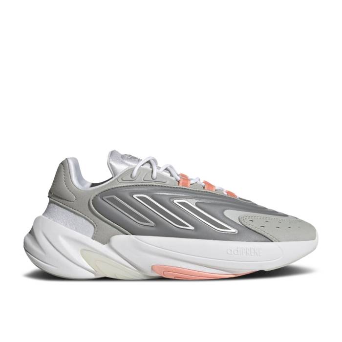 アディダス Adidas 【 Wmns Ozelia \u0027Grey Silver Metallic\u0027 Women Grey Two/Silver Metallic/Cloud White 】 Silver しろがね色・しろがね色 レディース 薄墨色 薄墨色 Silver しろがね色・しろがね色 白いこと 白いこと