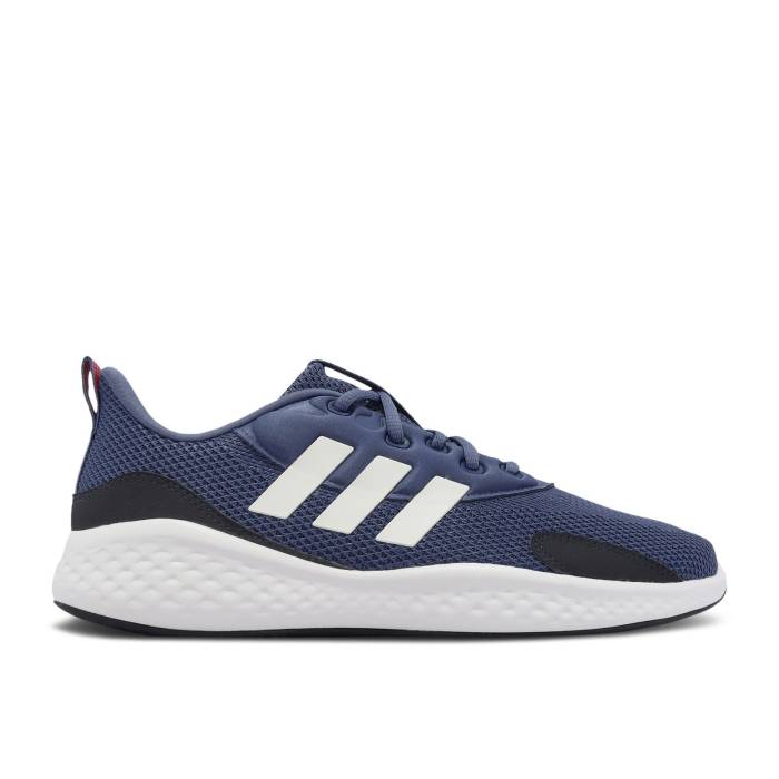 アディダス Adidas 【 Fluidflow 3.0 'Crew Blue' Men Crew Blue/Cloud White/Bright Red 】 メンズ クルー 青色 ブルー 白色 ホワイト Red 赤・レッド