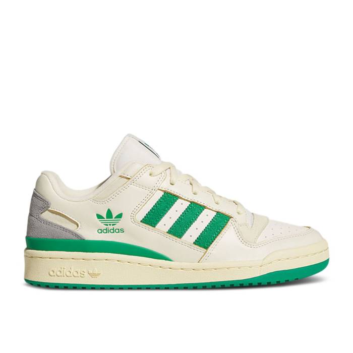 アディダス Adidas 【 Forum Low 塩素 \u0027Cream White Green\u0027 Men 】 討論会 白いこと 白いこと メンズ
