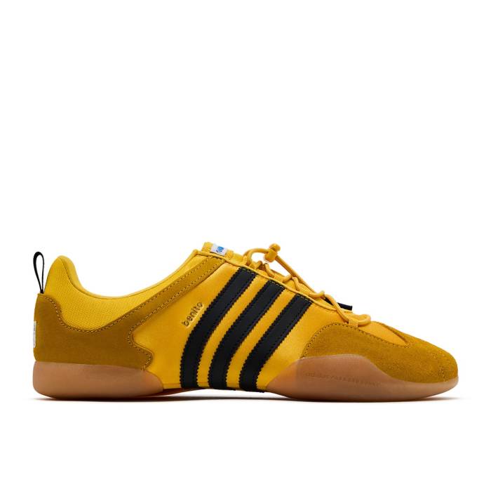 アディダス Adidas 【 Bad Bunny X Ballerina 'Bold Gold' Men Bold Gold/Core Black/Gum 】 バレリーナ メンズ ゴールド コア 黒色 ブラック