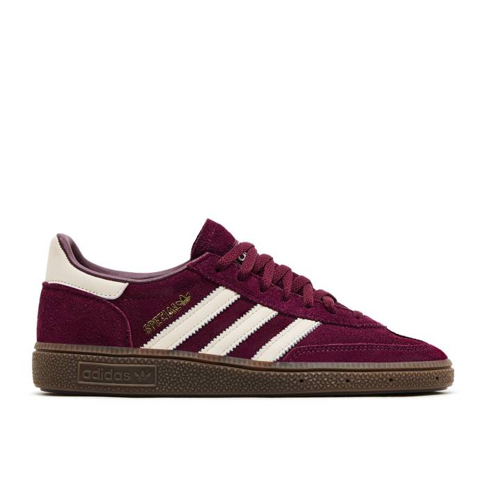 アディダス Adidas 【 Wmns Handball Spezial \u0027Maroon Gum\u0027 Women Maroon/Wonder White/Gum 5 】 ハンドボール スペシアル レディース マルーン 白いこと 白いこと