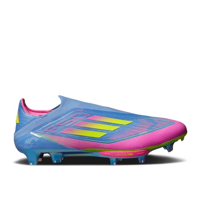 アディダス Adidas 【 Adizero F50+ Fg \u0027Celestial Victory Pack\u0027 Men Blue Fusion/Lucid Lemon/Lucid Pink 】 アディゼロ Victory 白星 メンズ 青み 青色 Fusion 核融合反応 pink サクラ色