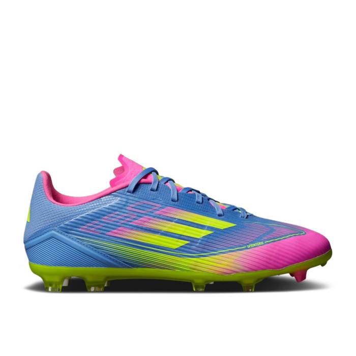 アディダス Adidas 【 Adizero F50 League Fg Mg Celestial Victory Pack Men Blue Fusion/Lucid Lemon/Lucid Pink 】 アディゼロ Victory ビクトリー メンズ 青色 ブルー Fusion フュージョン pink ピンク