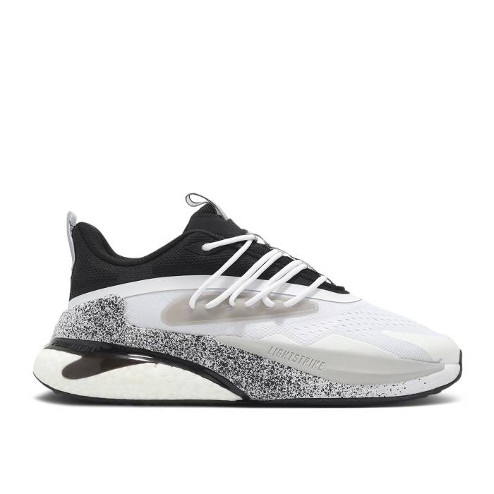 アディダス Adidas 【 Alphaboost V2 \u0027White Light Solid Grey Black\u0027 Men Cloud White/Light Solid Grey/Core Black 】 益荒男 薄墨色 薄墨色 メンズ 白いこと 白いこと 益荒男 薄墨色 薄墨色 中核グループ 黒いこと 黒いこと