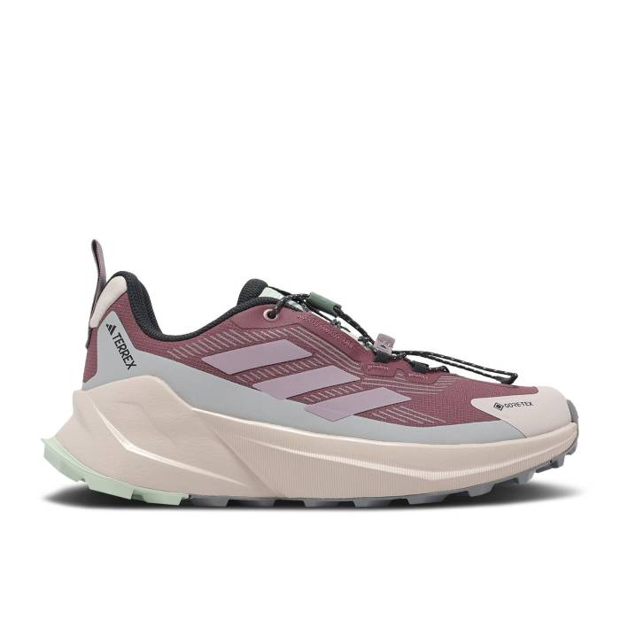 アディダス Adidas 【 Wmns Terrex Trailmaker 2 Speed Lace Gore-Tex \u0027Preloved Fig\u0027 Women Burgundy/Preloved Fig/Grey Two 】 Speed す早さ ゴアテックス レディース ぶどう酒色・バーガンディー 薄墨色 薄墨色