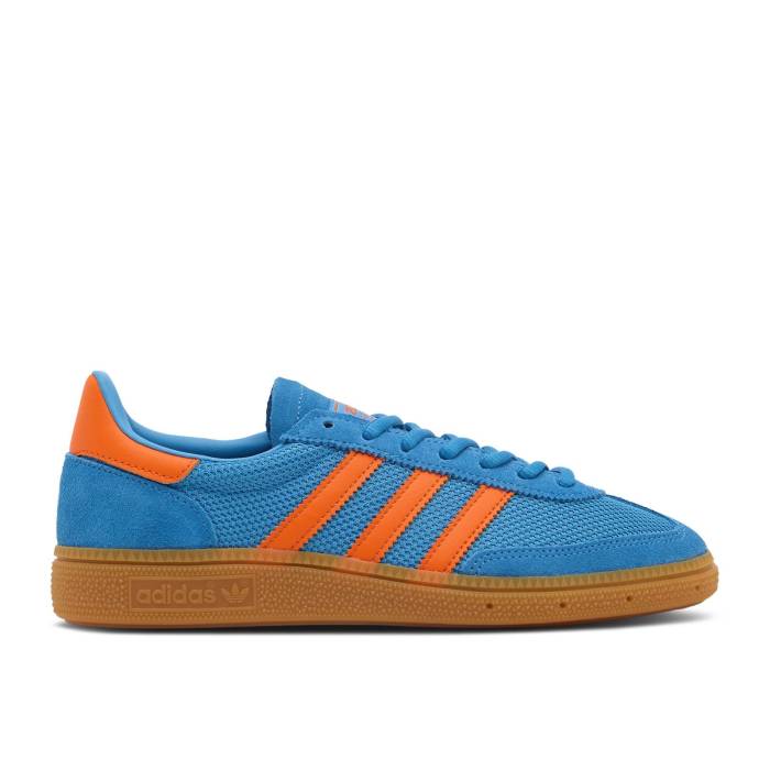 アディダス Adidas 【 Handball Spezial J \u0027Focus Blue Orange\u0027 Youth Focus Blue/Orange/Gum 】 ハンドボール スペシアル 青碧 青碧 お坊っちゃん キッズ 青碧 青碧 orange 橙・オレンジ色