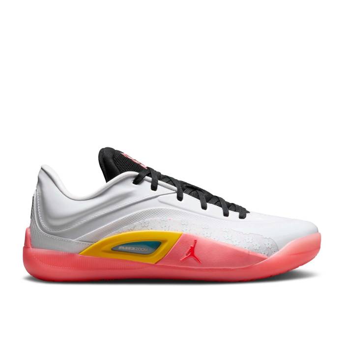 ナイキ エアジョーダン Air Jordan 【 Jordan Zion 4 haronda Men White/Black/Tour Yellow/Hot Punch 】 メンズ 白色 ホワイト 黒色 ブラック yellow 黄色・イエロー