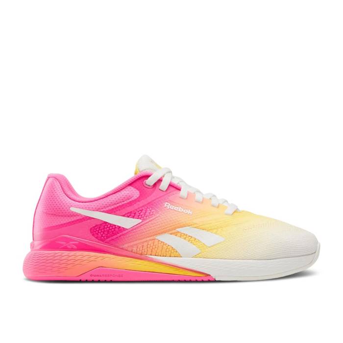 リーボック Reebok 【 Wmns Nano X5 \u0027Atomic Pink Golden Haze\u0027 Women Chalk/Atomic Pink/Golden Haze 】 ナノ pink サクラ色 レディース pink サクラ色