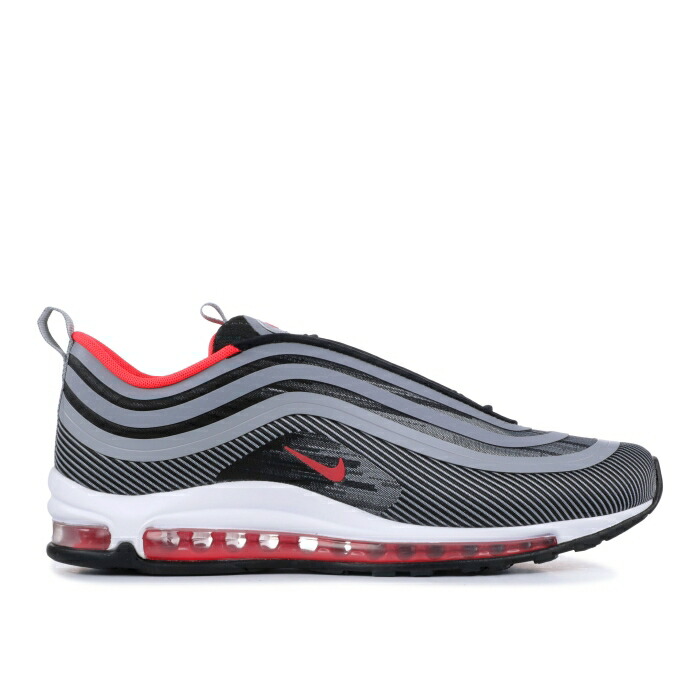 ナイキ Nike 【 Air Max 97 Ultra 17 Red Orbit Men Black/Red Orbit-Wolf Grey 】 マックス ultra ウルトラ メンズ 黒色 ブラック Red 赤・レッド 灰色 グレー