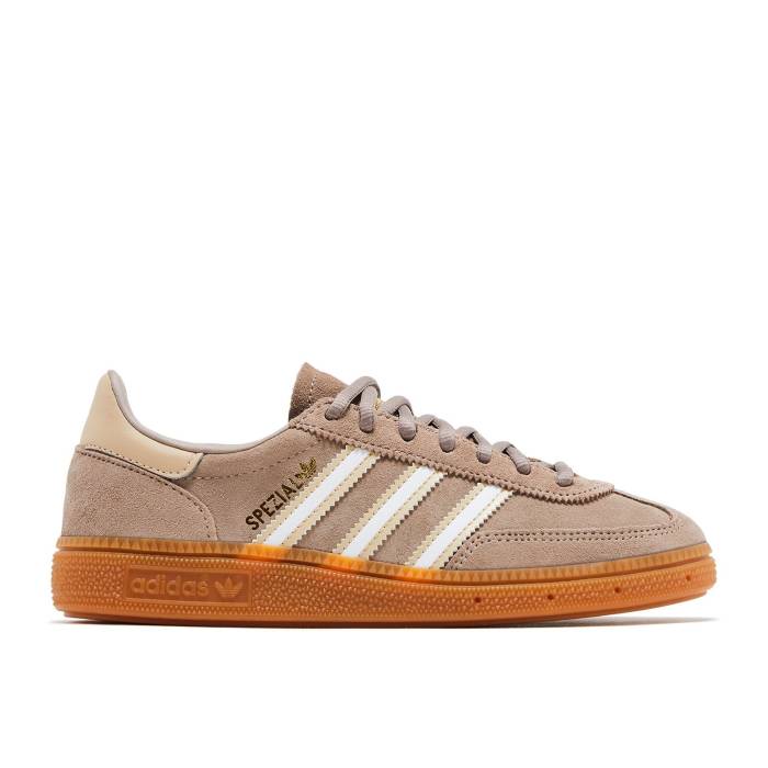 アディダス Adidas 【 Handball Spezial J \u0027Chalky Brown\u0027 Youth Chalky Brown/Cloud White/Magic Beige 】 ハンドボール スペシアル お坊っちゃん キッズ 赤銅色 赤銅色 白いこと 白いこと 神通力 ベージュ