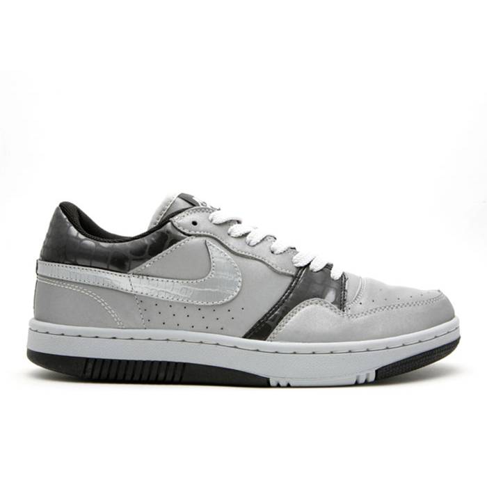 ナイキ Nike 【 Court Force Premium \u00273M Reflector\u0027 Men Metallic Silver/Metallic Silver-Black 】 厚地の外套 Premium 割り増し金 メンズ Silver しろがね色・しろがね色