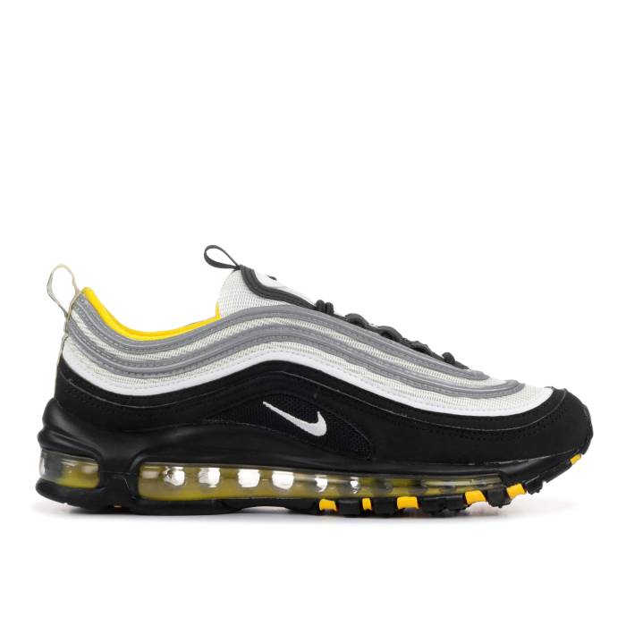 ナイキ Nike 【 Air Max 97 ガウス \u0027Black\u0027 Youth Black/White-Amarillo 】 マックス お坊っちゃん キッズ 黒いこと 黒いこと