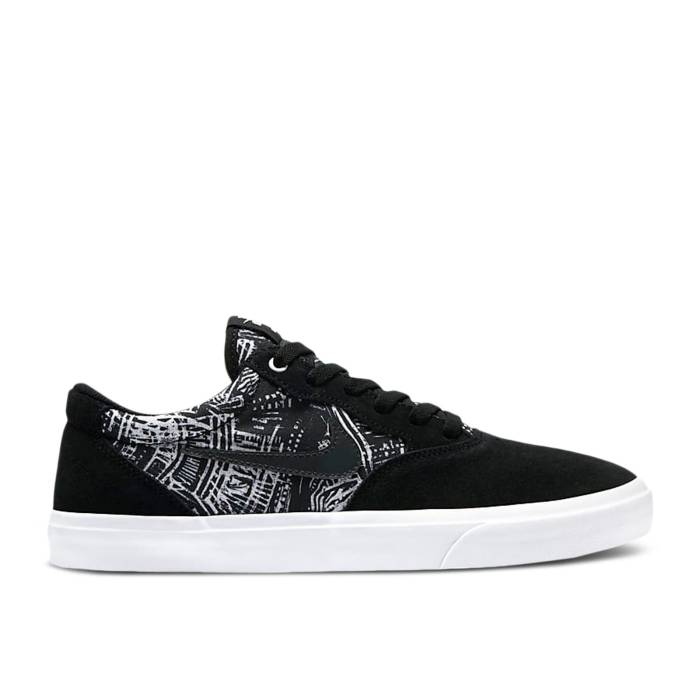 ナイキ Nike 【 Chron Solarsoft Sb Premium \u0027Black White\u0027 Men Black/White/Black 】 エスビー Premium 割り増し金 メンズ 黒いこと 黒いこと 白いこと 白いこと