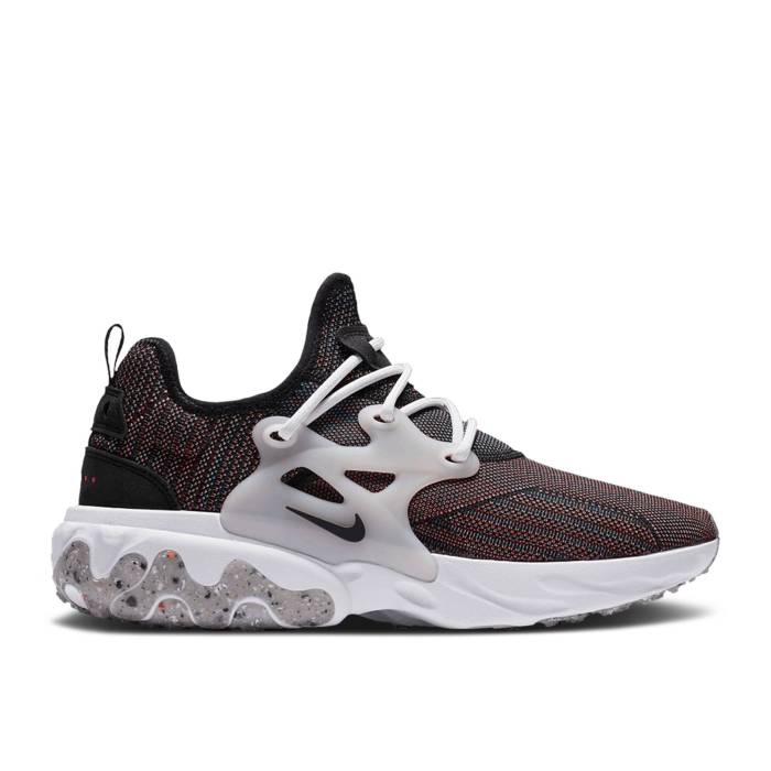 ナイキ Nike 【 React Presto Flyknit Multi Black Men Black/Vast Grey/Fire Pink/Black 】 リアクト プレスト フライニット メンズ 黒色 ブラック 灰色 グレー ファイア pink ピンク