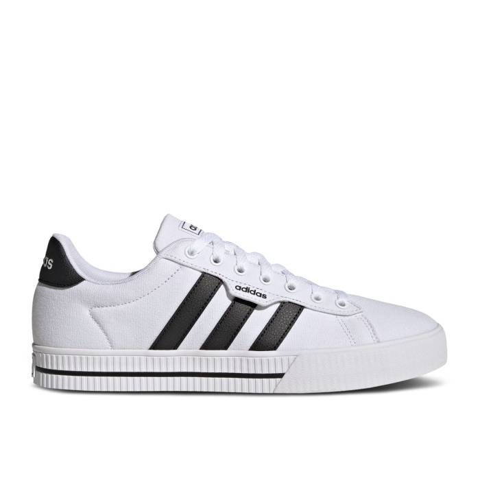 アディダス Adidas 【 Daily 3.0 \u0027White Black\u0027 Men Cloud White/Core Black/Cloud White 】 メンズ 白いこと 白いこと 中核グループ 黒いこと 黒いこと
